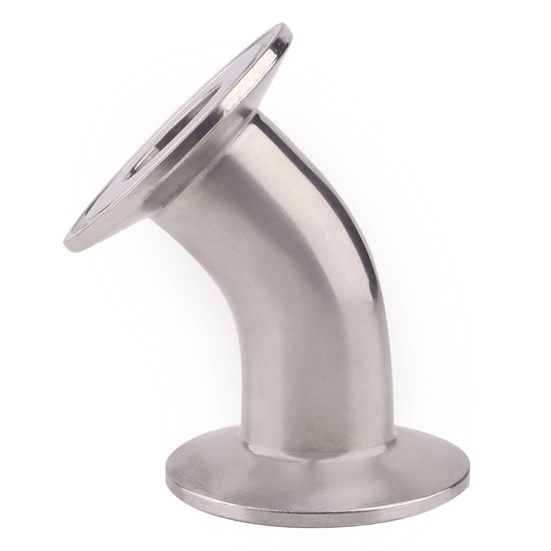 DERNORD 45 Degree Elbow | 1 Inch Tube OD Stainless Steel 304 Pipe Fitting Fits Tri Clamp 1.5 inch - Image 5